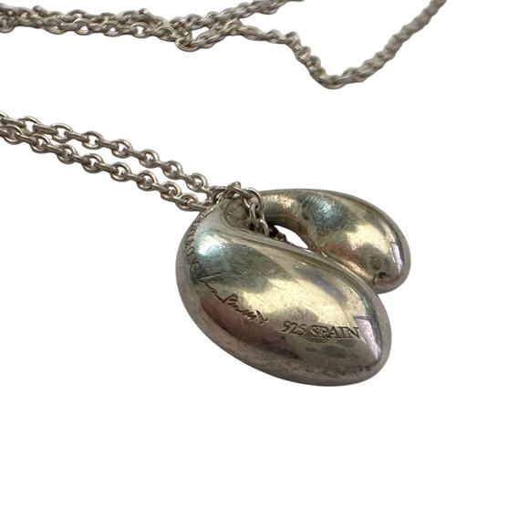 Tiffany & Co Elsa Peretti Double Teardrop Necklace - Picture 11 of 15